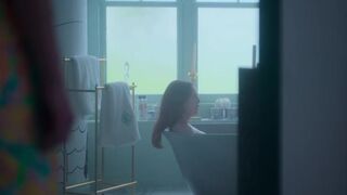 Meghann Fahy sexy, Julianne Moore hot - Sirens (2025) Season 01. Bathroom Scene