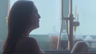 Meghann Fahy sexy, Julianne Moore hot - Sirens (2025) Season 01. Bathroom Scene