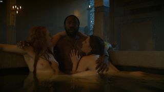 Sarine Sofair & Charlotte Hope GAME OF THRONES (S04 E06)