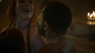 Sarine Sofair & Charlotte Hope GAME OF THRONES (S04 E06)