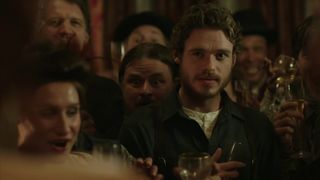 Conor Leslie - Klondike s01e01 (2014) celeb hot movie scene