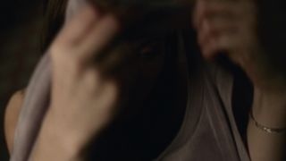 Emily Browning American Gods s01e05 (2017) sexy topless scenes