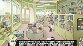 Cartoon redhead with nice, firm tits got naked and expects to, at least get fucked good