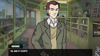 Cartoon redhead with nice, firm tits got naked and expects to, at least get fucked good