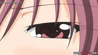 Cartoon gal is moaning while sucking her best friend's huge dick, to make him explode from pleasure