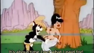 Cartoon babe is spreading up wide to get fucked hard and can never have enough of it