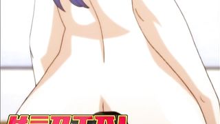 Cartoon bitches are having group sex with a handsome guy they have just met, in university