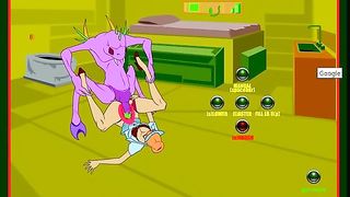 Cartoon bitches are getting restrained and stimulated in many ways, because they moan so good