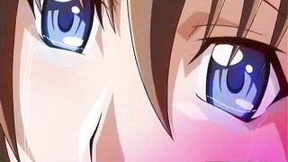 Cartoon babe got super aroused while her co- worker was squeezing her big milk jugs