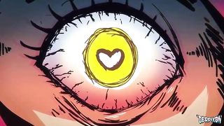 Cartoon gals are having hardcore sex with various men and screaming from pleasure while cumming