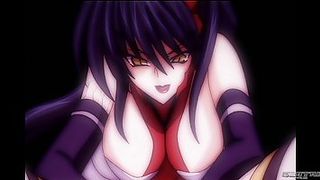 Cartoon babe with firm tits is having a threesome with friends and enjoying it a lot