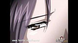 Cartoon brunette is screaming from pleasure while getting fucked, because she is about to cum