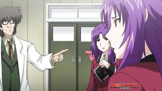 Cartoon babe is moaning during an intense orgasm with a guy who has a huge dick