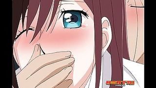 Cartoon chick got stuffed with a rock hard dick and couldn't hold back from moaning while cumming