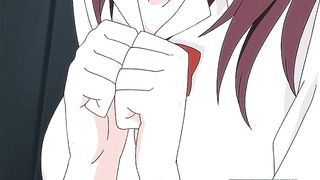 Cartoon chick got stuffed with a rock hard dick and couldn't hold back from moaning while cumming