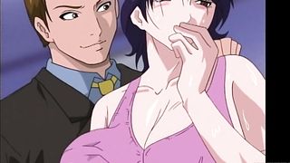 Cartoon cock sucker is giving a head to her ex and getting stuffed with that cock