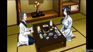 Cartoon brunette with big, firm tits is getting fucked very hard and enjoying it quite a lot