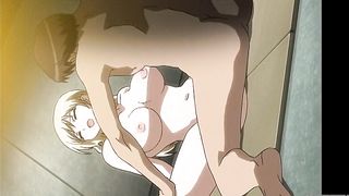 Busty, cartoon slut with blonde hair was caught on tape while she was getting fucked very hard