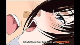 Cartoon ladies are having sex at work, with handsome guys they are in love with