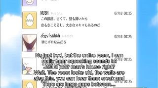 Cartoon ladies are having sex at work, with handsome guys they are in love with