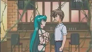 Cartoon chick with big boobs is getting fucked very hard and screaming from pleasure while cumming