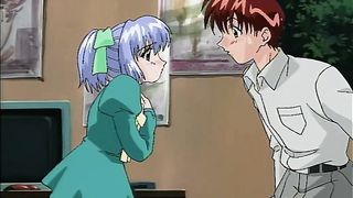 Cartoon bitch is fucking a shy guy she likes a lot way better than his girlfriend