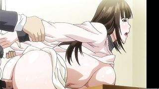 Busty cartoon bitch is moaning while getting her pussy licked, because it feels so fucking good