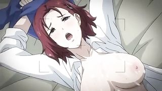 Cartoon slut with big tits and dripping wet pussy, Jutaijima is having hardcore sex with her ex