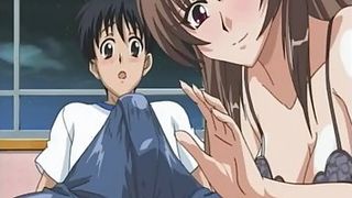 Cartoon babe with big tits is getting fucked very hard, and screaming from pleasure while cumming