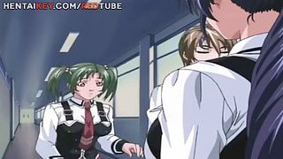 Cartoon babe is getting fucked like never before and drooling from pleasure while having an orgasm