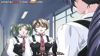 Cartoon babe is getting fucked like never before and drooling from pleasure while having an orgasm