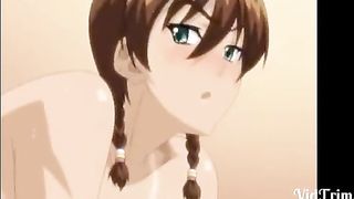 Big titted, cartoon babe is getting fucked from the back and enjoying it a lot