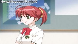 Cartoon chick is sucking a rock hard dick like a hooker and getting fucked very hard