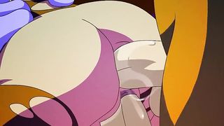 Cartoon girls are having a great time with guys who like to fuck them good