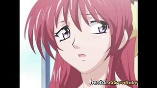 Red haired cartoon babe with big milk jugs got fucked in a doggy style position