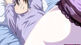 Cartoon chick got fucked so hard that she started drooling while having an intense orgasm