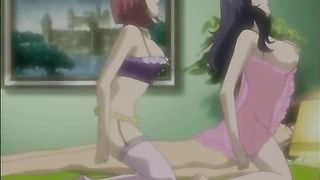 Cartoon girl had her first threesome with her friends and she liked it a lot