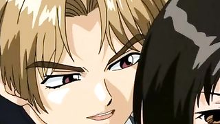 Cartoon schoolgirl is getting fucked from the back and screaming from pleasure while cumming