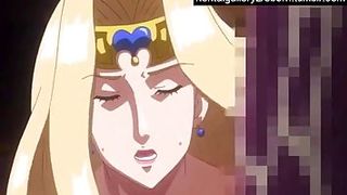 Red haired, cartoon babe is getting fucked so hard, that she is drooling from pleasure