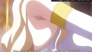 Red haired, cartoon babe is getting fucked so hard, that she is drooling from pleasure