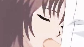 Cartoon babe is screaming from pleasure while boyfriend is fucking her and ejaculating inside her