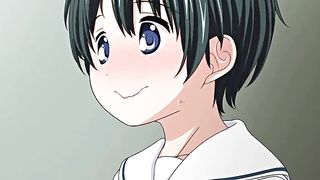 Cartoon babe sucked a huge dick for the first time and got fucked until she came