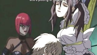 Cartoon babe was tied up and ready to get stimulated until she has an orgasm