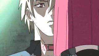 Cartoon babe was tied up and ready to get stimulated until she has an orgasm