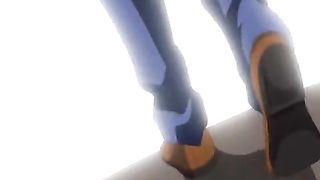 Cartoon girl is about to get fucked in her dream, until she starts screaming from pleasure