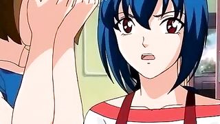 Cartoon redhead was turned into a sex slave who was supposed to satisfy both boys and girls