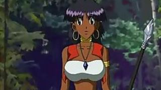 Cartoon babe with big tits is horny and needs a good fuck as soon as possible