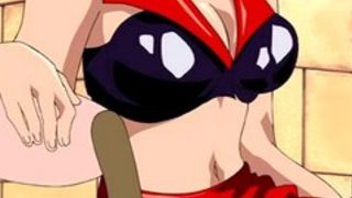 Hentai girls having a romp while a guy watches - a hot cartoon lesbian affair