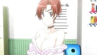 Busty cartoon girl is sucking dick for the first time and enjoying it a lot