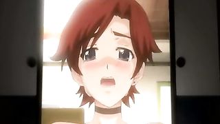 Busty cartoon girl is sucking dick for the first time and enjoying it a lot